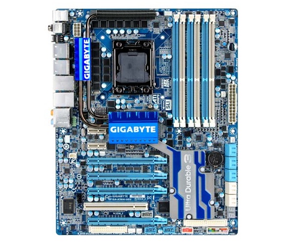 GIGABYTE GA-X58A-UD5 motherboard picture