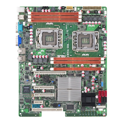ASUS Z8NA-D6C dual socket 1366 motherboard picture
