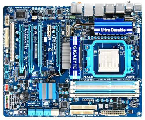 Gigabyte GA-890FXA-UD5 AMD 890FX motherboard picture