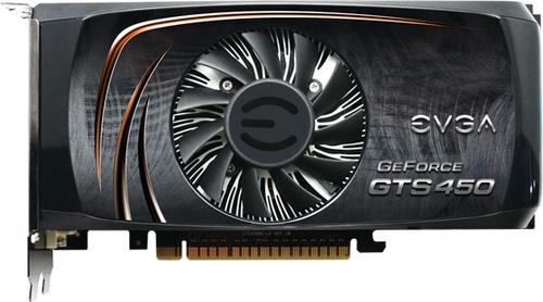 EVGA GeForce GTS 450 Superclocked graphics card image