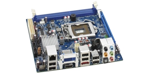 Intel DH57JG Mini ITX motherboard picture