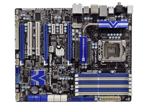 ASRock X58 Extreme6 Intel Core i7 motherboard image
