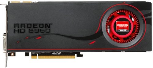 AMD Radeon HD 6950 1GB video card image