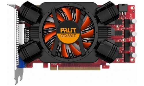 Palit GeForce GTX 550 Ti Sonic NVIDIA video card image