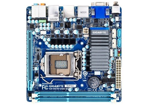 Gigabyte GA-H67N-USB3-B3 Sandy Bridge miniITX motherboard image