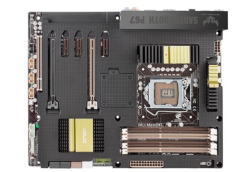 ASUS Sabertooth P67 Intel LGA1155 motherboard image