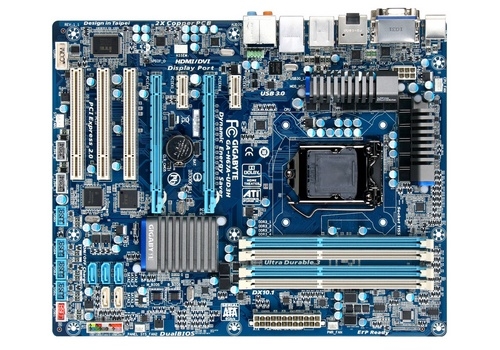 Gigabyte H67A-UD3H Intel H67A motherboard image