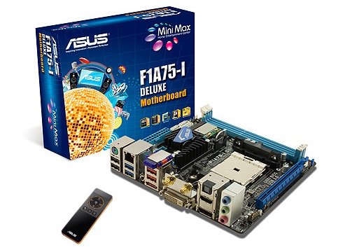 ASUS F1A75-I AMD FM1 Llano A8 A6 miniITX motherboard image