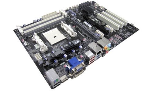 ECS A75F-A AMD FM1 Llano motherboard image