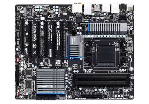 Gigabyte 990FXA-UD5 AMD AM3+ Bulldozer Phenom II motherboard image