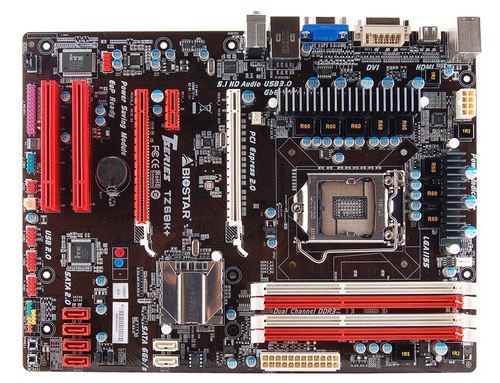 Biostar TZ68K+ Intel Z68 LGA1155 motherboard image