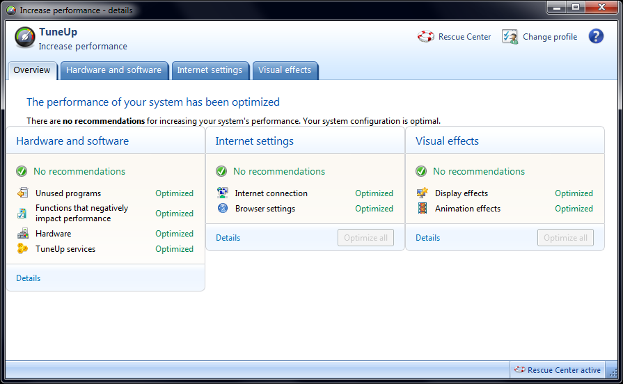 TuneUp Utilities 2012 increase performance page image TuneUp Utilities 2012 increase performance page image